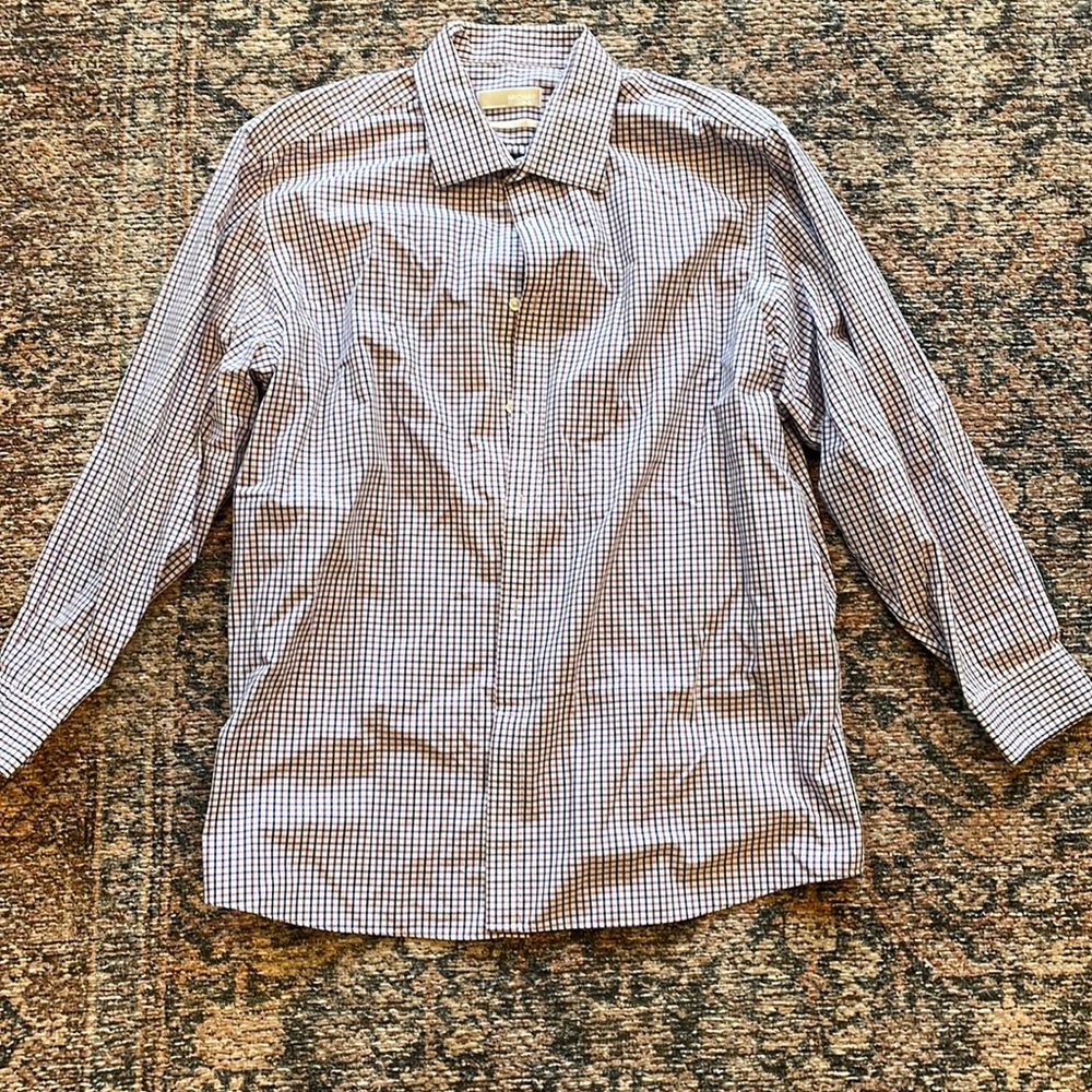 MICHAEL Plaid Button Up Shirt
